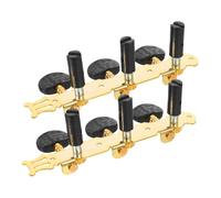Beaupretty 2pcs Portable Guitar Tuning Pegs Open Style Tuners for Acoustic Ukulele Lightweight Iron Precision Adjustments Travel Friendly Design for Musicians the Go