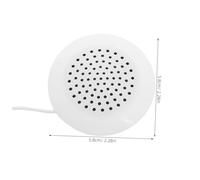 Beaupretty 2pcs Portable Mini Pillow Speakers with Jack for Travel and Sleeping Handsfree Music Enjoyment Clear Sound for CD Player White