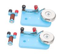 Beaupretty 2pcs Practical Electric Bell Kit Electricity Experimental Tools for Student Physics Projects Safe for Classroom Use for Teaching Basic Circuit Principles