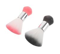 Beaupretty 2pcs Professional Barber Neck Duster Brush with Soft Fibers Ergonomic Handle for Comfortable Hair Removal Hair Cleaning Tool for Salon and Barbershop Use
