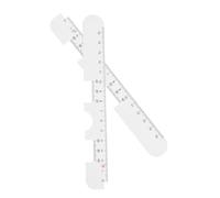Beaupretty 2pcs Pupil Distance Ruler for Eyeglasses High Precision Measurement Tool Portable Lightweight Pupillary Distance for Optometrists and Accurate Visual Fit
