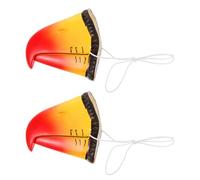 Beaupretty 2pcs Realistic Parrot Beak Costume Props for Halloween Cosplay Lightweight Dress Up Bird Nose Accessories for Parties and Stage Performances