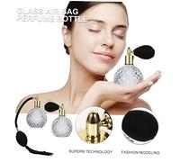 Beaupretty 2pcs Refillable Pineapple Pattern Glass Perfume Spray Bottles Lightweight Crystal Atomizers for Lotion Oil Storage Travel and Gift Use