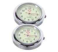 Beaupretty 2pcs Retractable Fob Watch with Quartz Watch Dial and Glass Material Designed for Nurses and Manual DIY Featuring a Concise and Generous Design