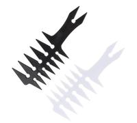 Beaupretty 2pcs Retro Hair Comb Styling Comb for Hair Cutting for Home Use and Creating Texture Look Random Color