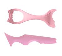 Beaupretty 2pcs Reusable Silicone Eyeliner Stencils Multi Functional Eye Makeup Tool with Scale for Precise Eyeliner Application and Durable Design for Quick Makeup