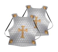 Beaupretty 2pcs Roman Armour Costume Retro Wearable Soldier Outfit for Boys Easy to Wear Friendly Dress Up for Halloween Party Cosplay Role Play