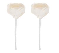 Beaupretty 2pcs Rose Scented Sola Flower Diffuser with Cotton Rope, 7cm Natural Aromatherapy Essential Oil Diffuser Flowers for Home, Bathroom and Spa Fragrance