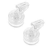 Beaupretty 2pcs Rotatable Plastic Dish Glove Clip Dual-Clip Structure and Suction Cups for Kitchen Use, Easy Installation and Slippage Prevention Wall-Mounted Glove Holder