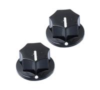 Beaupretty 2pcs Rotate Button Knobs Potentiometer Knobs for Guitar Potentiometer Shaft Aging Design