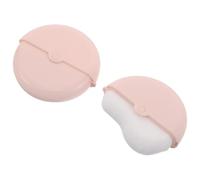 Beaupretty 2pcs Rotating Foundation Brush for Liquid Makeup Curved Design Cap Flat Top Makeup Brushes Applicator for Full Coverage Foundation Application Face