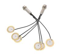 Beaupretty 2pcs Self Adhesive Piezo Pickup for Kalimba Microphone Transducer Enhancing Acoustic Performance for Guitar Violin Ukulele and Banjo