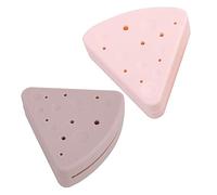 Beaupretty 2pcs Silicone Beauty Sponge Holder Case Powder Puff Storage Box for Makeup Sponges