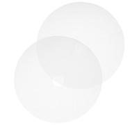 Beaupretty 2pcs Silicone Dehydrator Sheets Food Dryer Liner round Wear-resistant Non-stick White Mats for Dehydrating Fruits and Vegetables