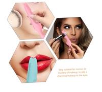 Beaupretty 2pcs Silicone Eyeliner Stencils Multi-angle Eye Makeup Tools for Women Lightweight Reusable Eyelash and Lip Ruler Aid Compact Portable Beauty Accessory for Precise Eyeliner