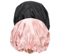 Beaupretty 2pcs Silk Women Chemo Headwear Sleep Bonnet Satin Bonnets for Hair Protection