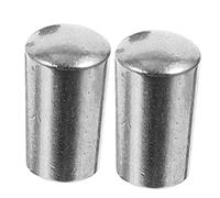 Beaupretty 2pcs Silver 3.5mm Electric Guitar Toggle Cap Metal Pickup Selector Knob Tips Replacement Parts for Electric Guitars Gear Accessories