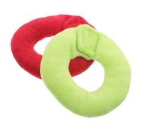 Beaupretty 2pcs Small Elizabethan Collar Pet Neck Ring for Bird Bite Protection Guinea Pig Hamster Recovery Post-surgery Red and Green Colors