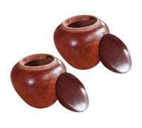 Beaupretty 2pcs Small Urns for Ashes Mini Keepsake Cremation Urns Portable Memorial Box for Human and Pet Ashes Handcrafted Sandalwood