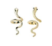Beaupretty 2pcs Snake Shape Finger Ring for Women Fashionable Decorative Jewelry Unique Design Stunning Accessory for All Occasions Durable and Easy to Wear