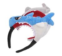 Beaupretty 2pcs Soft Cartoon Shark Headband for Women Cute Animal Hairband for Makeup Spa Face Washing Adorable Kawaii Hair Accessory with Secure Fit Stylish and Playful Design