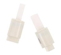 Beaupretty 2pcs Soft Close Toilet Seat Damper Plastic Connectors for Quiet Closing, Cushioning Buffer Protecting Seat from Wear, Suitable for Home and DIY Installation