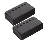 Beaupretty 2pcs Solid Metal Pickup Covers for Electric Guitars Seymour Compatible Pickup Protective Cover Black Easy to Clean