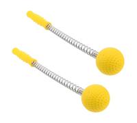 Beaupretty 2pcs Spring Ball Massager Manual Massage Hammer for Back Pain Portable Handheld Back Pounding Massage Tool Rolling Function