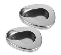 Beaupretty 2pcs Stainless Steel Bedpan for Bedridden Elderly Patients Portable and Spill-Design Bed Pans for Home and Hospital Use