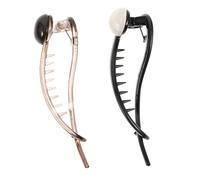 Beaupretty 2pcs Strong Hold Ponytail Maker Hair Pins for Women Twist Hair Clip Plastic Banana Clip for Women
