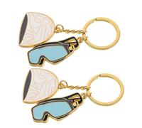 Beaupretty 2pcs Swim Hat and Goggles Keychain Zinc Alloy Swimming Pendant for Swimmers Pool Party Favors Lightweight Compact Accessories for Swimming Clubs and Water Sports Fans