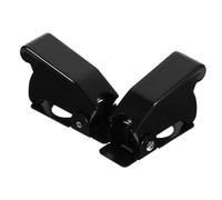 Beaupretty 2pcs Toggle Switch Protective Cover Plate Dustproof Safety Flipping Guards for Motorcycle Automotive Sturdy Plastic and Iron Material Prevents Accidental Activation