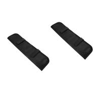 Beaupretty 2pcs Travel Cosmetic Case Hair Straightener Bag Organizer Canvas Makeup Bag for Hair Styling Tools