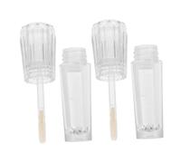 Beaupretty 2pcs Travel Lip Gloss Containers Lip Gloss Bottles Empty Tube Oil Bottle Leakproof Design