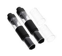 Beaupretty 2pcs Travel Makeup Brushes Retractable Pressed Powder Brush Full Coverage Reusable Spray Applicator for Setting Powder
