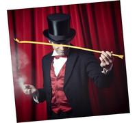 Beaupretty 2pcs Trick Ropes Flexible to Stiff Stage Props for Beginners Close-up Party Gimmick Accessories in Red and Yellow