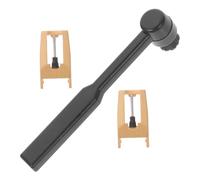 Beaupretty 2pcs Turntable Replacement Needles for Record Players Durable Phonograph Vinyl Needles with Brush Accurate Sound Reproduction Easy to Install Compact Design