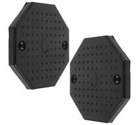 Beaupretty 2pcs Universal Octagonal Rubber Jack Pads Stabilizer Floor Jack Pads for Rv and Car Lift Accessories
