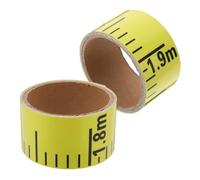 Beaupretty 2pcs Water Level Marker Sticker, Water Level Gauge Sticker, Pvc Self-adhesive Yellow High Precision Scale for Tank and Pool