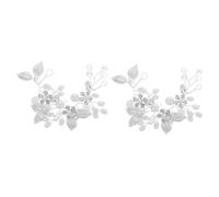 Beaupretty 2pcs Wedding Headband for Bride Rhinestone Headpiece Hair Band for Women
