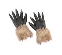 Beaupretty 2PCS Werewolf Gloves Wolf Gloves with Claws Gloves Cosplay Animal Gloves for Adults Halloween Costume Accessory