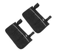 Beaupretty 2pcs Wheelchair Side Storage Bag Organizer for Mobility Chair Reflective Strip for Wheelchair Armrest