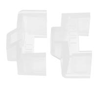 Beaupretty 2pcs White Plastic Stylus Needle Covers for Record Player, Protecting Turntable Stylus Head with Easy Installation, Vinyl Records Accessories