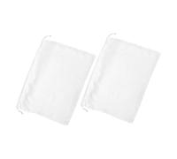 Beaupretty 2Pcs White Silk Drawstring Bags Elegant Storage for Jewelry Shoes and Valuables for Travel and Home Organization Dustproof and Protective