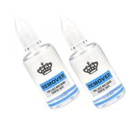 Beaupretty 2pcs Wig Glue for Front Lace Wigs with Transparent Quick Release Adhesive Remover Strong Hold for Oily Skin and Heavy Perspiration and Toupee Bond Dissolver