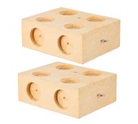 Beaupretty 2pcs Wooden Block Friction and Inclined Plane Experimental Equipment for Physics Education Wooden Slope Plates Teaching Tool to Explore Static and Kinetic Friction Forces in