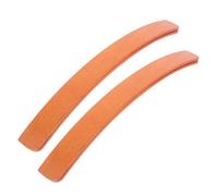 Beaupretty 2pcs Wooden Card Deck Stand Curved Base Card Holders for Adults Seniors for Game Night Canasta Bridge Family Parties