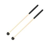 Beaupretty 2pcs Wooden Handle Drumsticks for Xylophone and Tongue Drum Versatile Percussion Mallets with Elegant Design and Fine Craftsmanship for Various Musical Genres