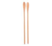 Beaupretty 2pcs Wooden Honey Spoon with Long Handle for Tea and Coffee Stirring, Versatile Kitchen Utensils with Comfortable Grip, for Home and Kitchenware Use