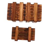 Beaupretty 2pcs Wooden Puzzle Boxes Drawer Educational for Boys and Fun Brain Teaser for Family Gatherings and Giving
